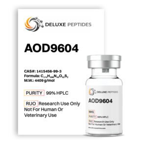AOD9604 5mg research peptide vial