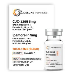 CJC-1295, Ipamorelin 5/5 (Blend) research peptide vial