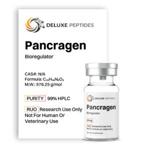Pancragen 20mg bioregulator peptide vial by Deluxe Peptides laboratory grade