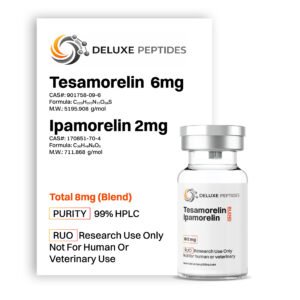 Tesamorelin Ipamorelin 8mg Blend research peptide vial